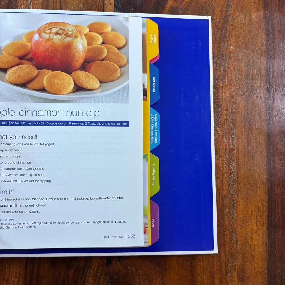 Kraft Foods Recipe Collection Binder Jell-O Velveeta Nabisco Cookbook 2012